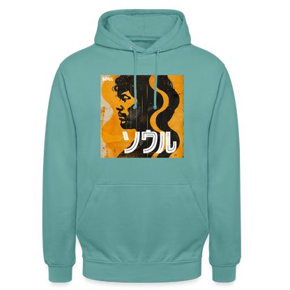 Nippon Grooves, Luvtröja unisex - pastellturkos