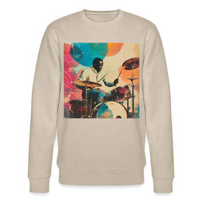 Rhythms of the Midnight Sky, Ekologisk sweatshirt CHANGER unisex från Stanley/Stella - beige