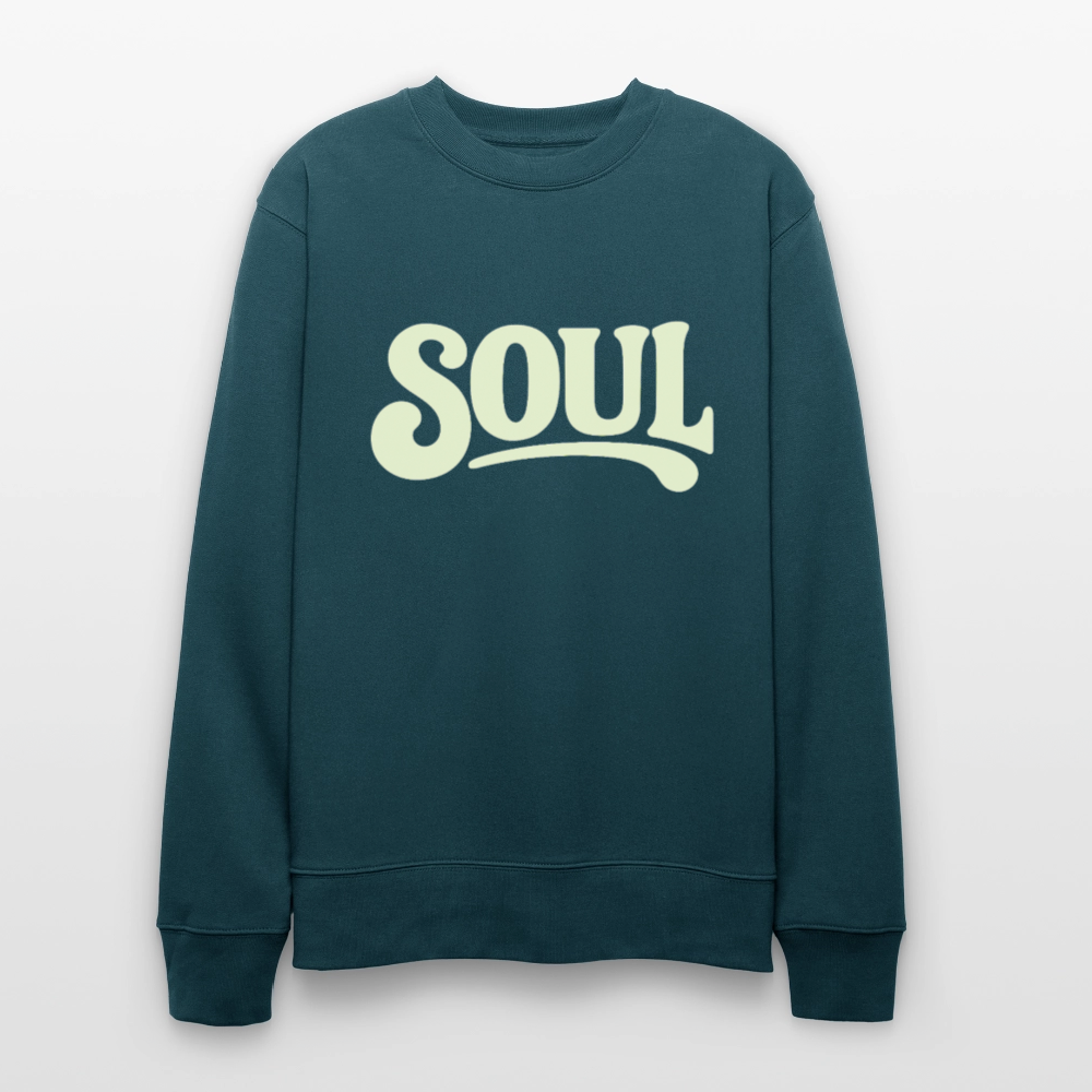 All About Soul, Ekologisk sweatshirt CHANGER unisex från Stanley/Stella - mörk petrol