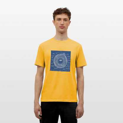Kind of Blueprint, T-shirt unisex - gul