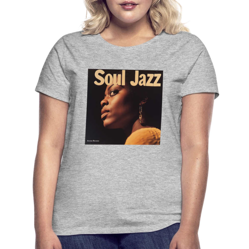 Acceso's Soul Groove: Jazz with a Beat, T-shirt dam - gråmelerad