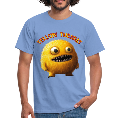 Yellow Tuesday – Funky, Not Blue, T-shirt herr - carolina blue