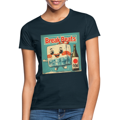 Nippon Break Beats, T-shirt dam - marinblå