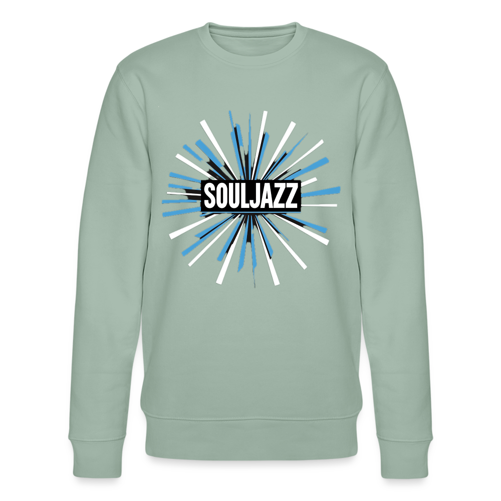 Jazz Meets Soul, Ekologisk sweatshirt CHANGER unisex från Stanley/Stella - ljus grågrön