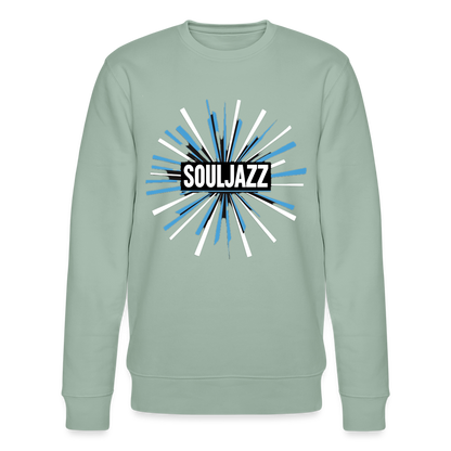 Jazz Meets Soul, Ekologisk sweatshirt CHANGER unisex från Stanley/Stella - ljus grågrön