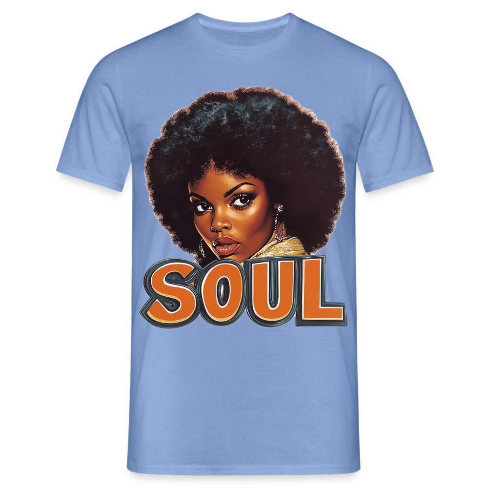 Soulful Vibes, T-shirt herr - carolina blue