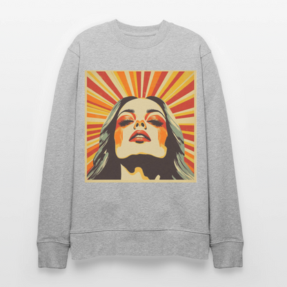 Sun Girl, Ekologisk sweatshirt CHANGER unisex från Stanley/Stella - gråmelerad