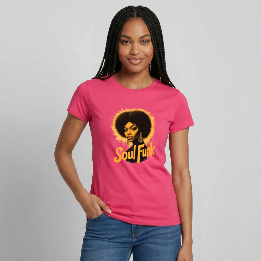 T-shirt dam - azalea