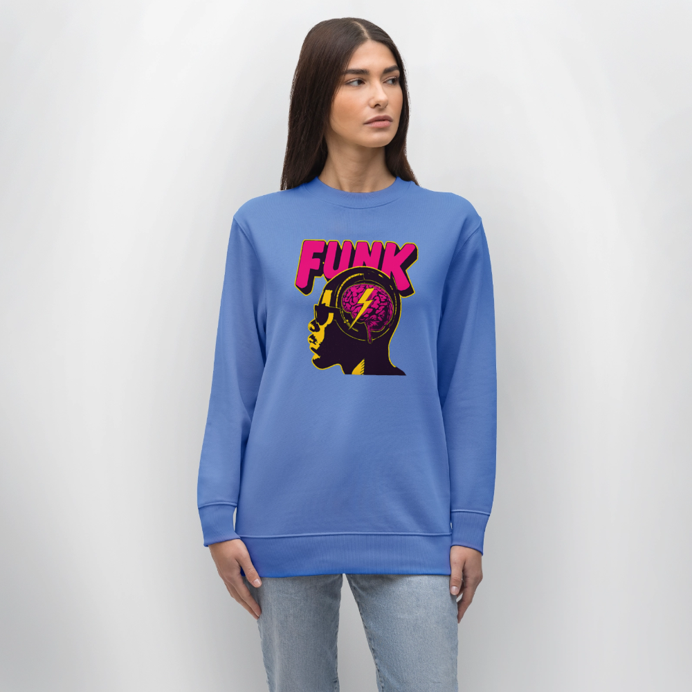 Funk Head, Ekologisk sweatshirt CHANGER unisex från Stanley/Stella - blå