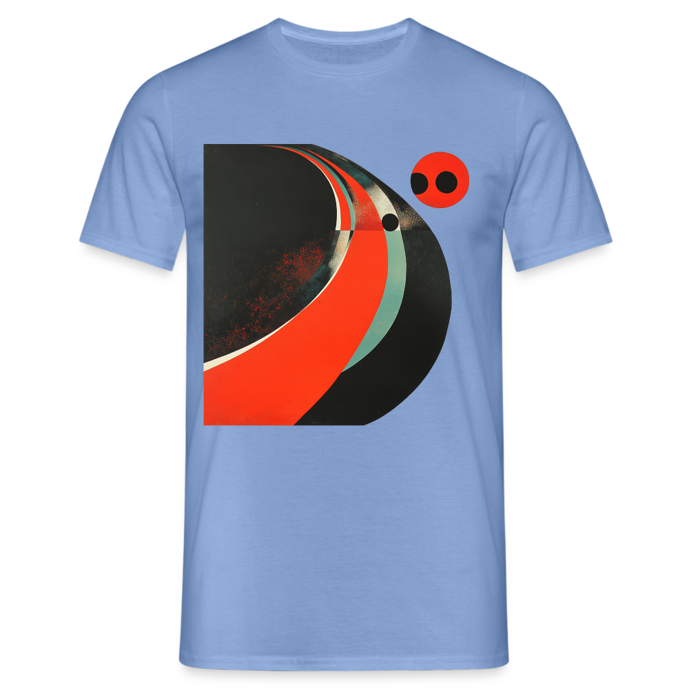 Distant Vinyl Dreams, T-shirt herr - carolina blue