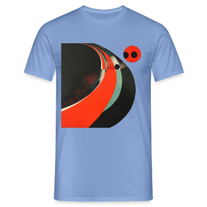 Distant Vinyl Dreams, T-shirt herr - carolina blue