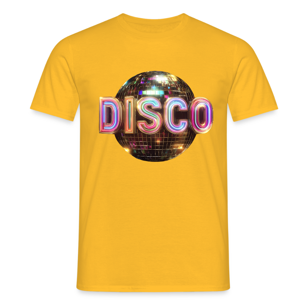 Disco Dreamscape, T-shirt herr - gul