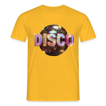 Disco Dreamscape, T-shirt herr - gul