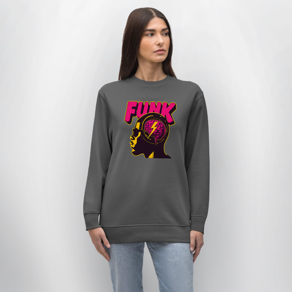 Funk Head, Ekologisk sweatshirt CHANGER unisex från Stanley/Stella - kolgrå