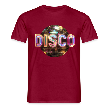 Disco Dreamscape, T-shirt herr - tegelröd