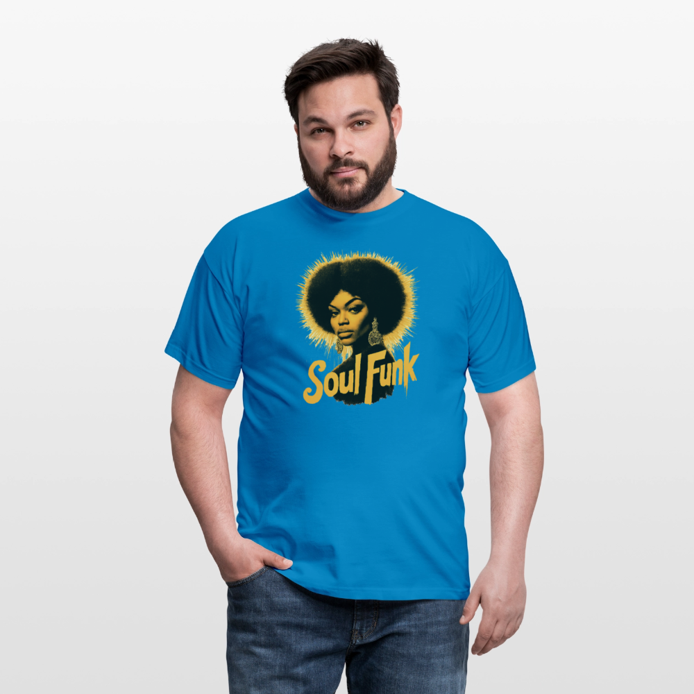 Soul Funk, T-shirt herr - kungsblå