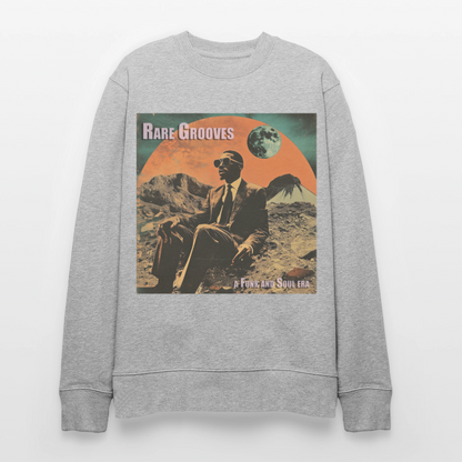 Vinylskatter: Att hitta sällsynta grooves, Ekologisk sweatshirt CHANGER unisex från Stanley/Stella - gråmelerad