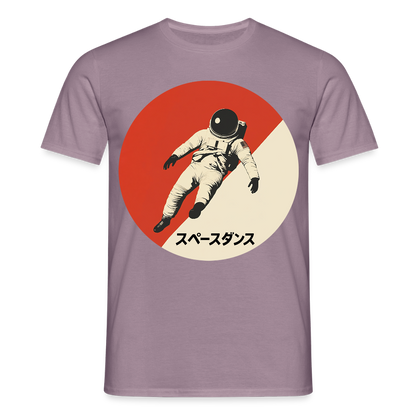 Space Dance, T-shirt unisex - lilagrå 