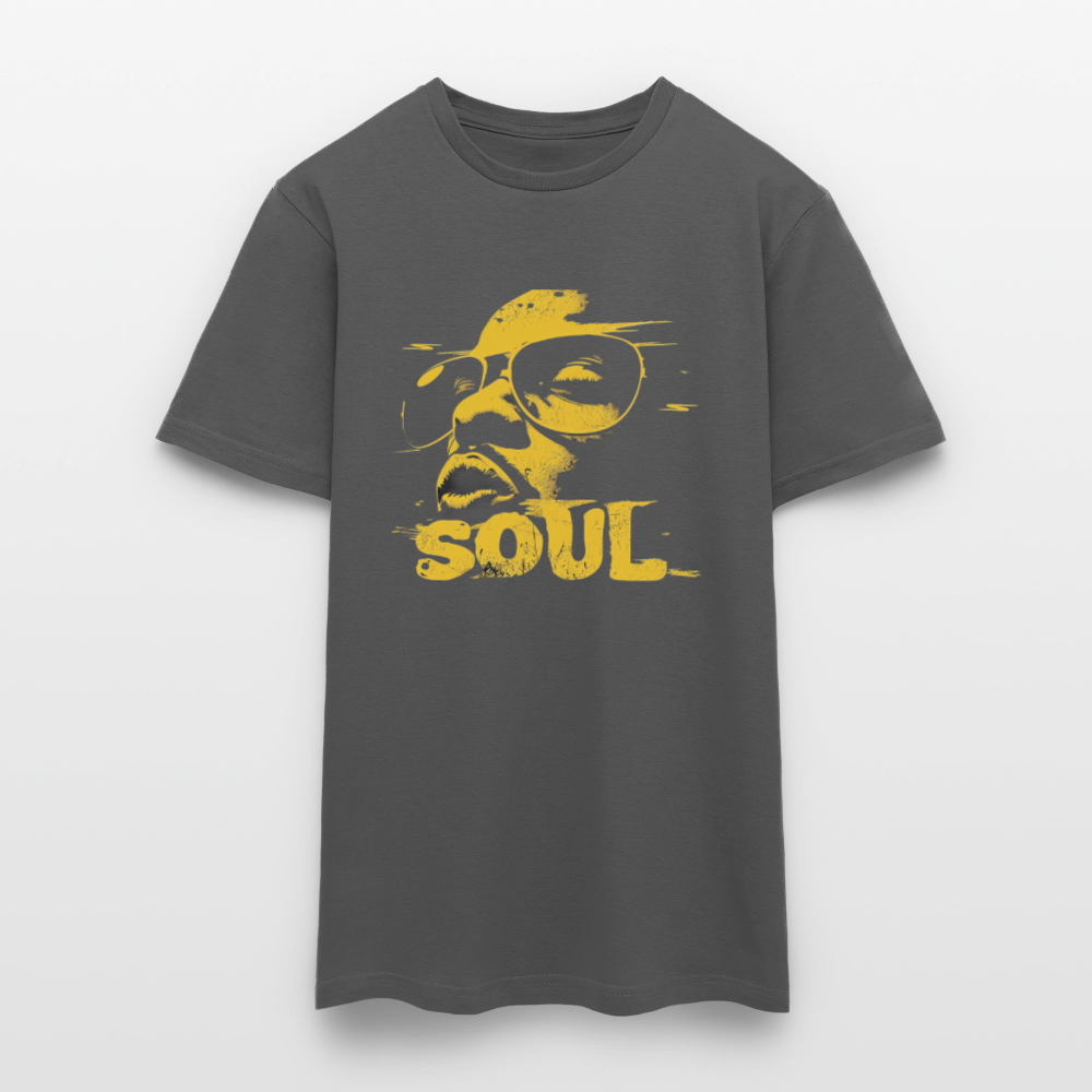Funky Soul, T-shirt herr - kolgrå