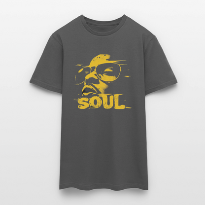 Funky Soul, T-shirt herr - kolgrå