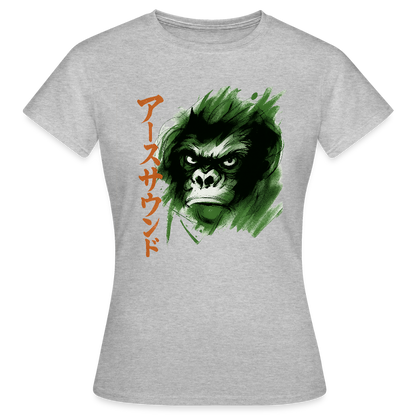 Earth Sound, T-shirt dam - gråmelerad