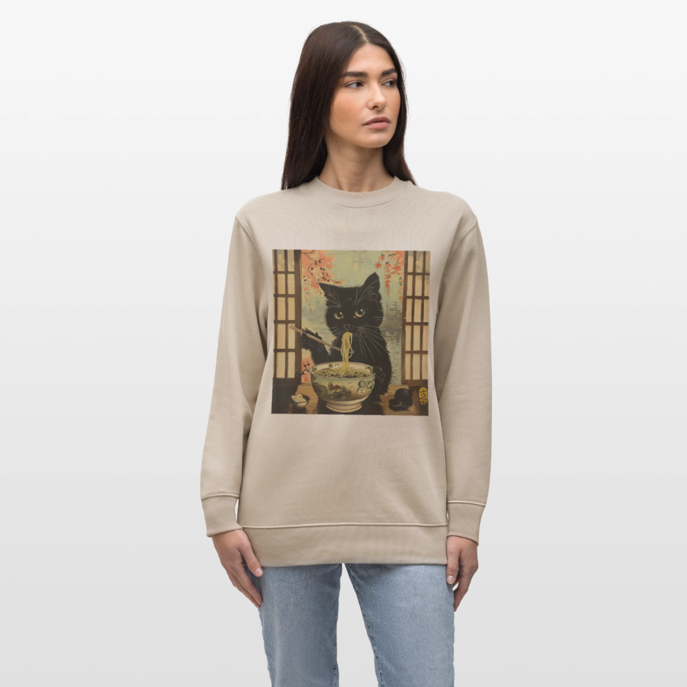 Ramenkatt, Ekologisk sweatshirt CHANGER unisex från Stanley/Stella - beige