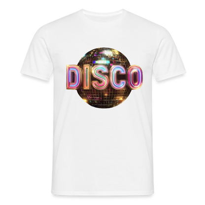 Disco Dreamscape, T-shirt herr - vit