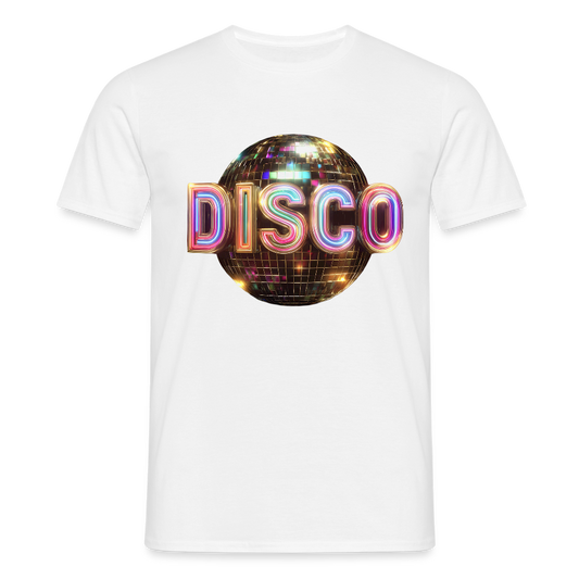 Disco Dreamscape, T-shirt herr - vit