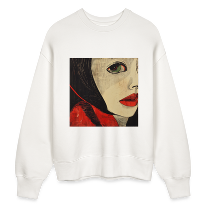 Fiskarfruns öga, Ekologisk oversizetröja RADDER unisex från Stanley/Stella - OFF WHITE