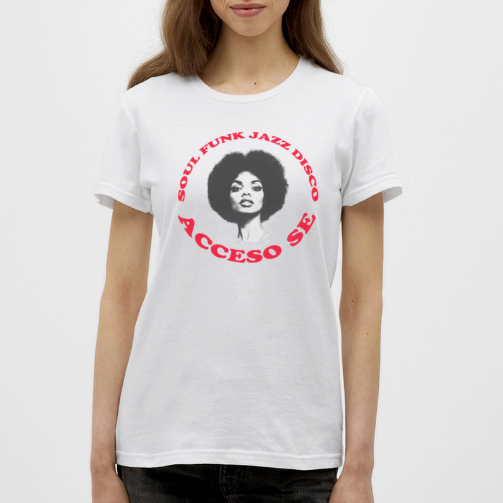 Where Music Lives – Powered by Acceso Family, T-shirt dam - vit