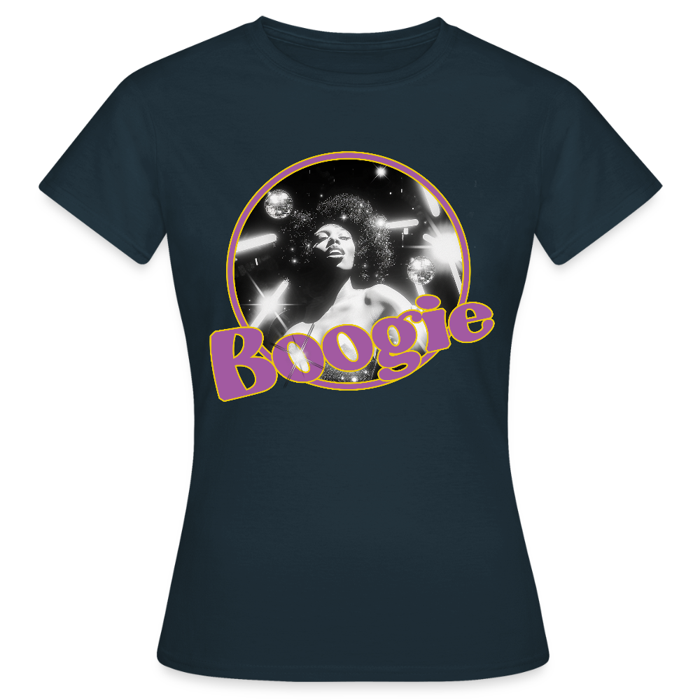 Electric Groove, T-shirt dam - marinblå