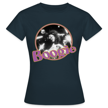 Electric Groove, T-shirt dam - marinblå