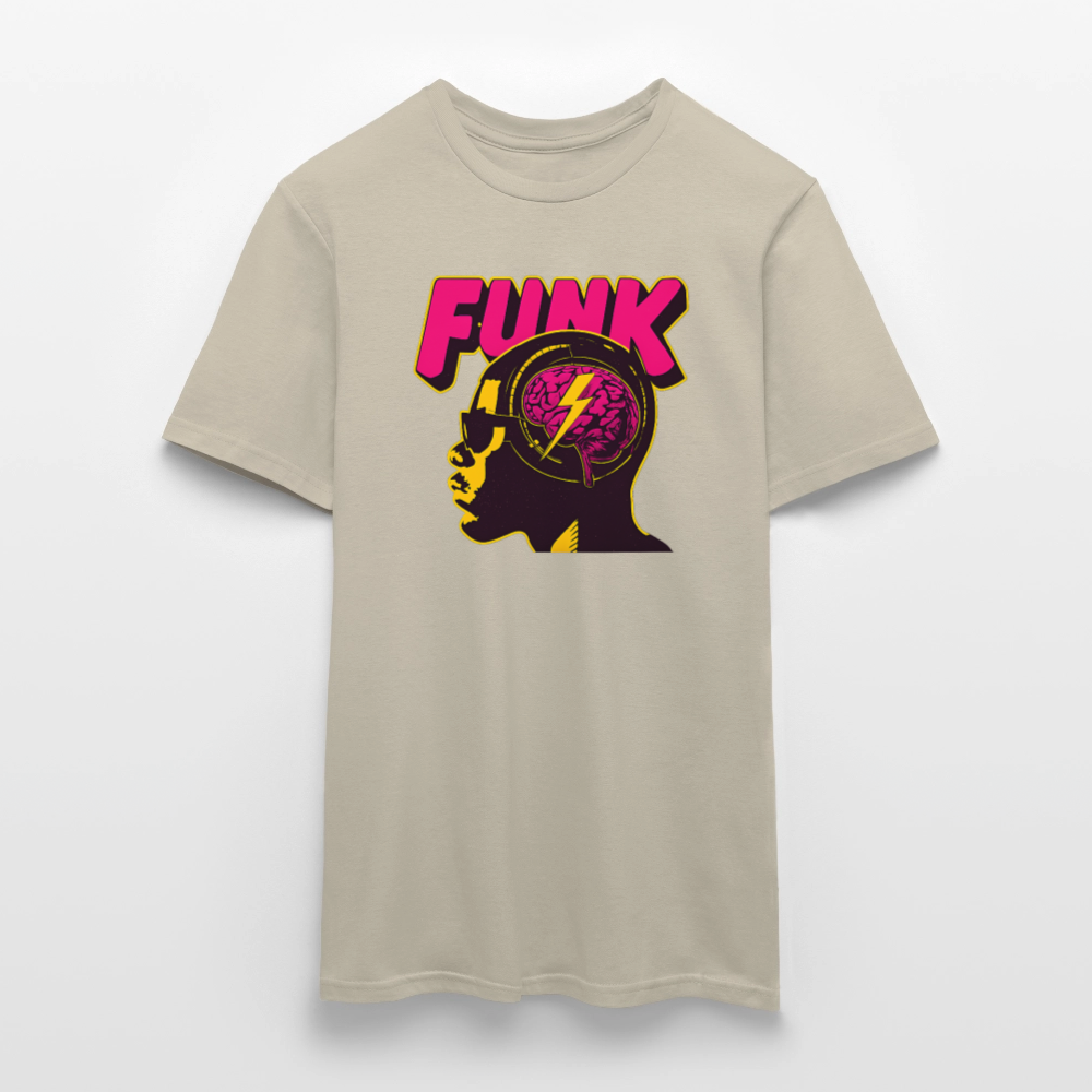 Funk Head, T-shirt herr - sandbeige