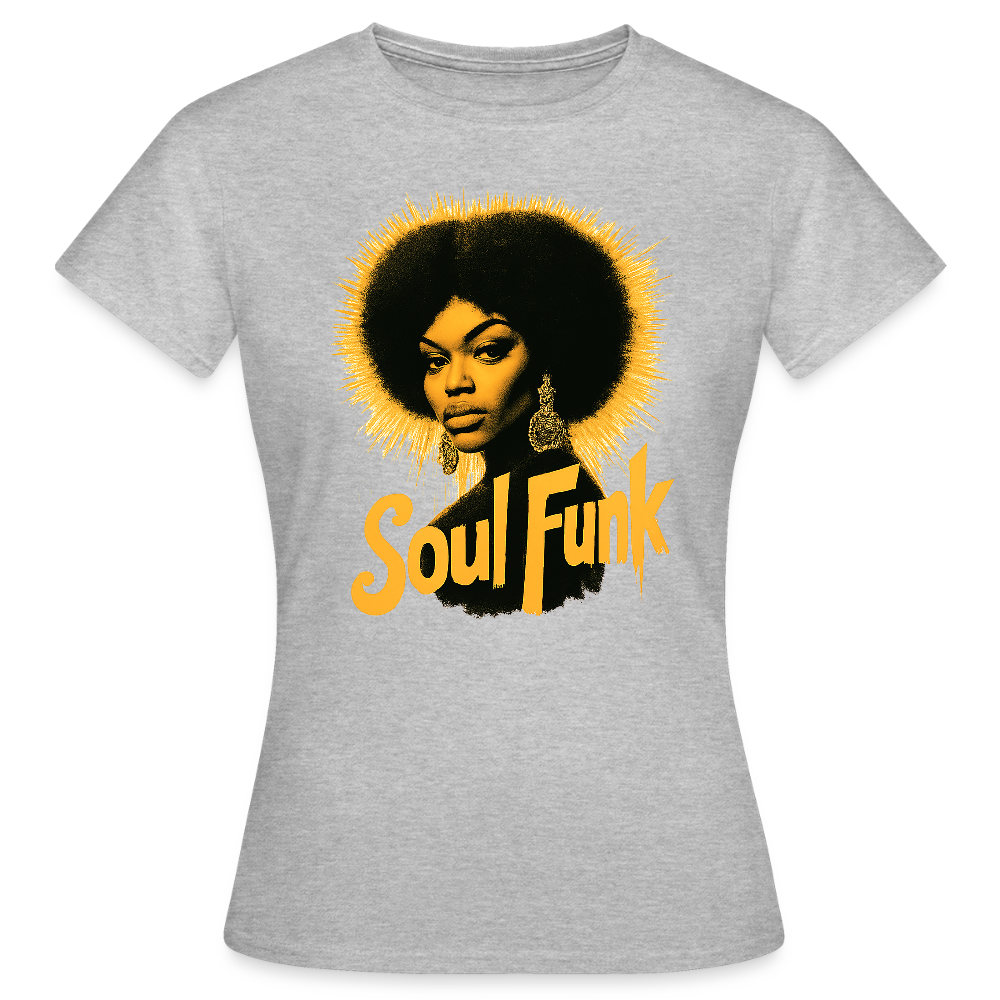 Soul Funk, T-shirt dam - gråmelerad