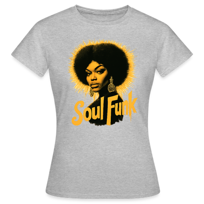 Soul Funk, T-shirt dam - gråmelerad