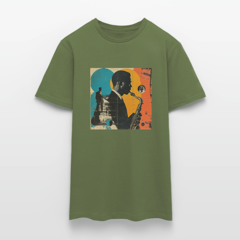 Smooth & Swinging, T-shirt herr - Militärgrön