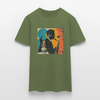 Smooth & Swinging, T-shirt herr - Militärgrön