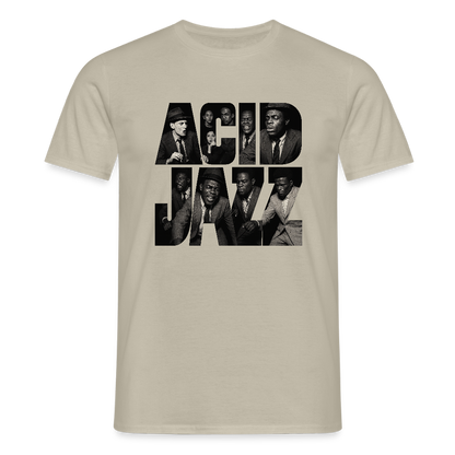 80s Club Jazzdance, T-shirt herr - sandbeige