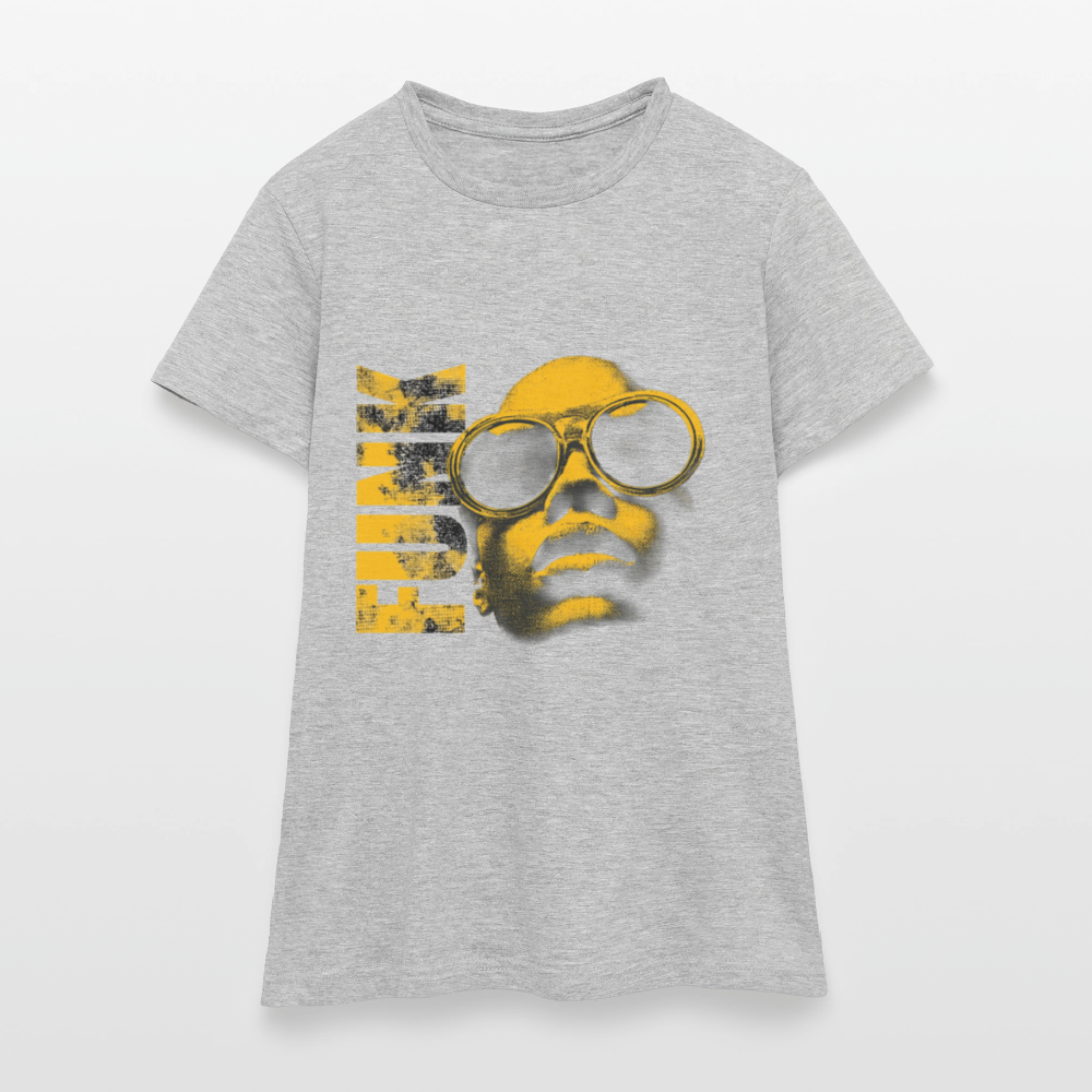 Funk Eternal, T-shirt dam - gråmelerad