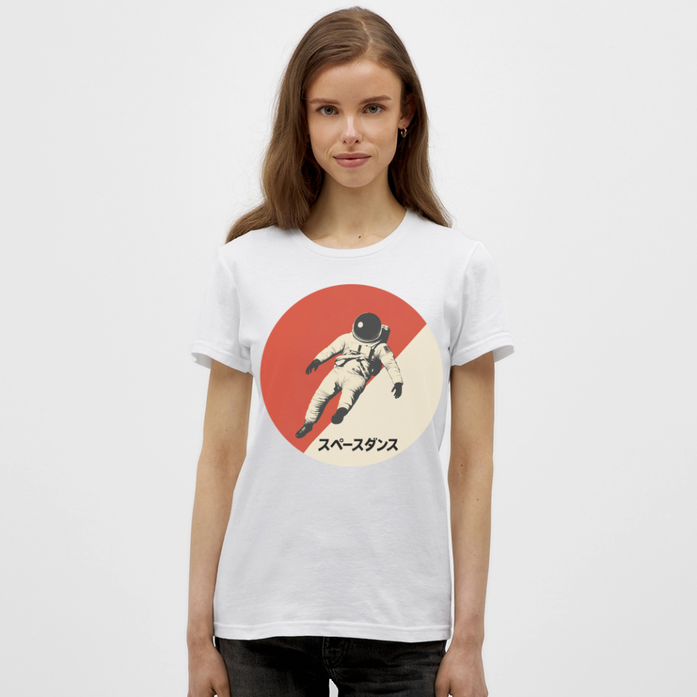 Space Dance, T-shirt dam - vit