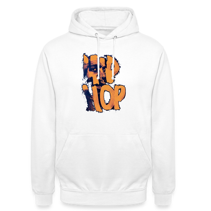 Raised on Boom Bap, Luvtröja unisex - vit