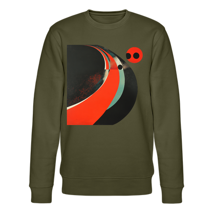 Distant Vinyl Dreams, Ekologisk sweatshirt CHANGER unisex från Stanley/Stella - kaki