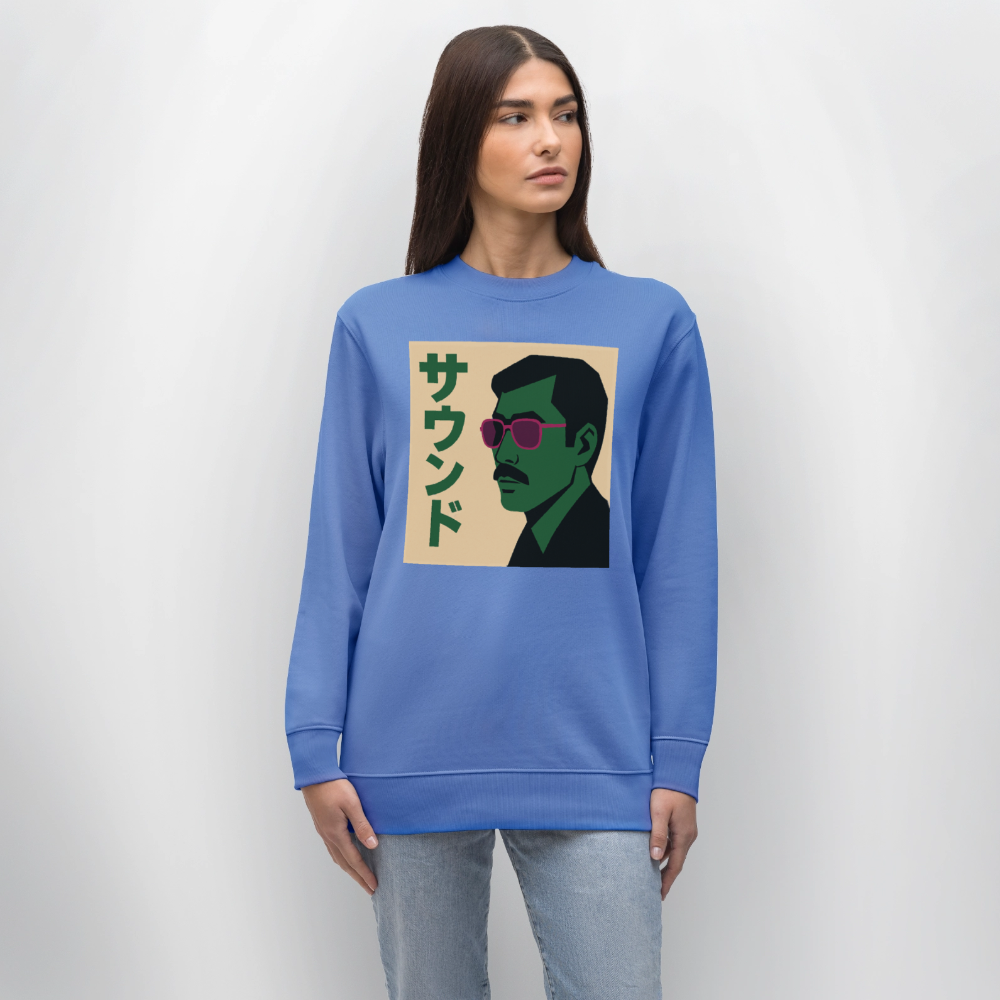 Nippon Sound, Ekologisk sweatshirt CHANGER unisex från Stanley/Stella - blå