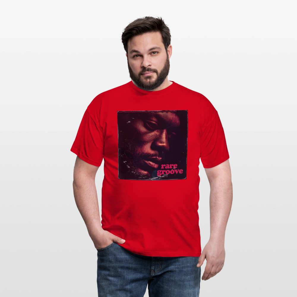 Groove Rare, T-shirt unisex - röd