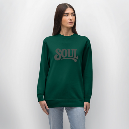 All About Soul, Ekologisk sweatshirt CHANGER unisex från Stanley/Stella - skogsgrön