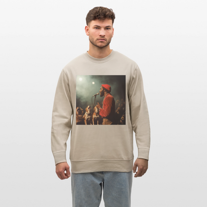 Howling at the Moon, Ekologisk sweatshirt CHANGER unisex från Stanley/Stella - beige