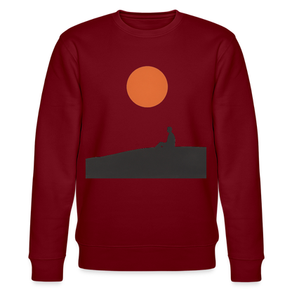 Under the sun, Ekologisk sweatshirt CHANGER unisex från Stanley/Stella - vinröd