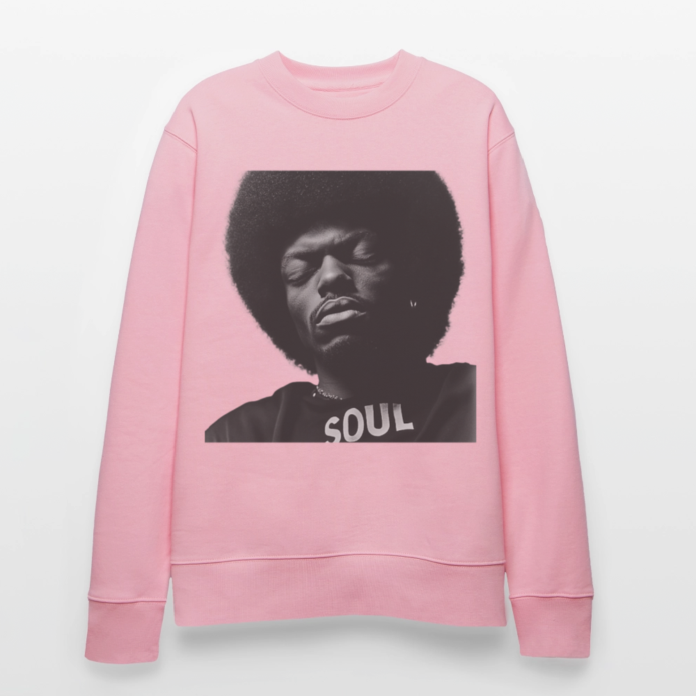 Where Soul Lives, Ekologisk sweatshirt CHANGER unisex från Stanley/Stella - ljusrosa