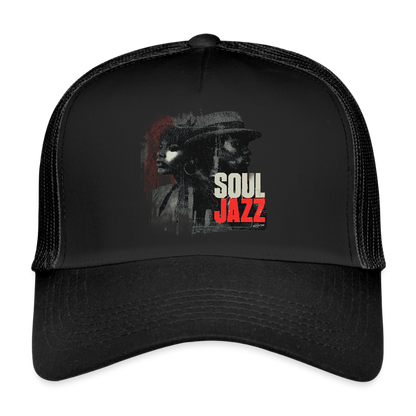 Soul Jazz Experience, Trucker Cap - svart/svart