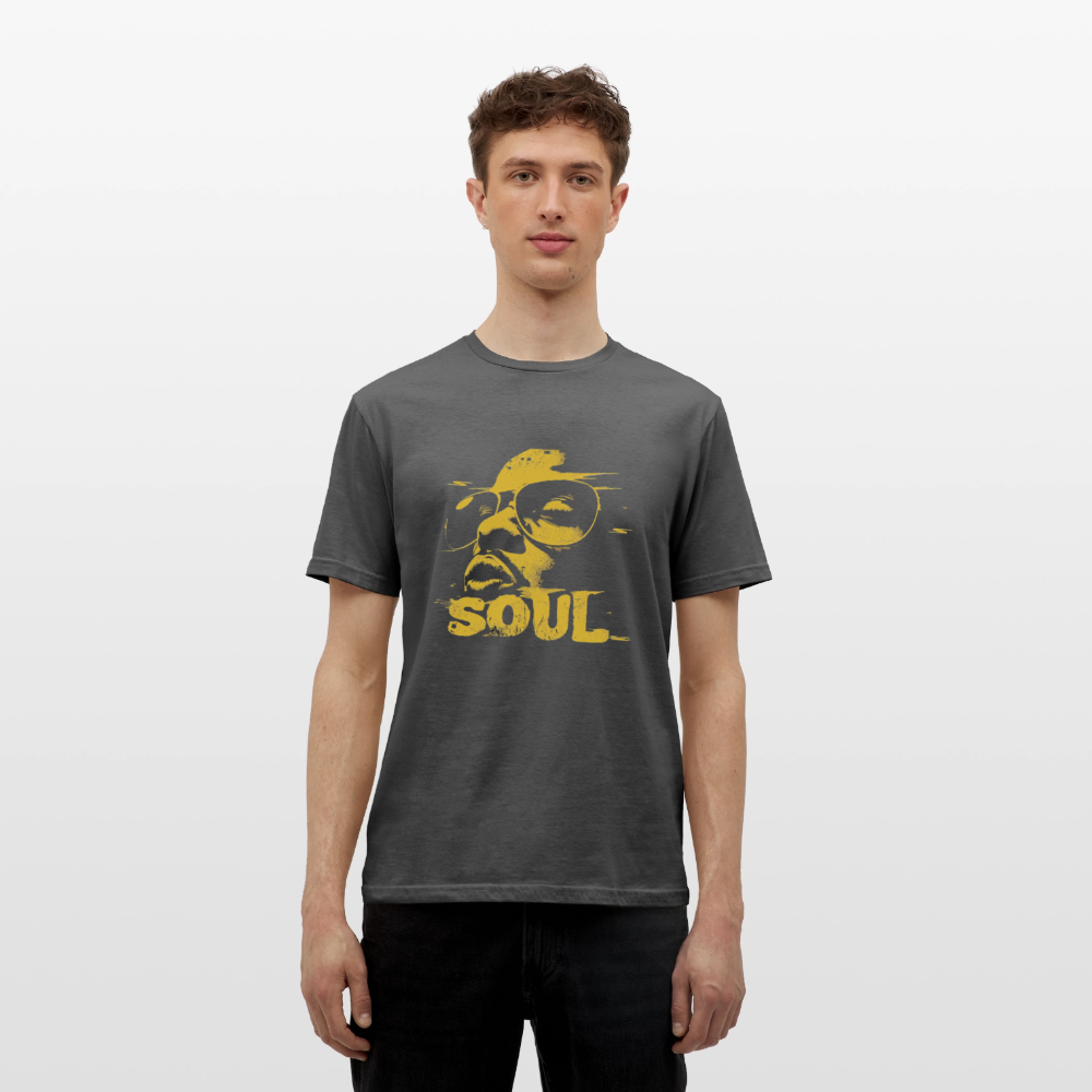 Funky Soul, T-shirt herr - kolgrå
